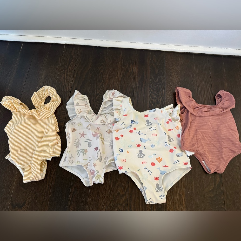 Baby girl bathing suits bundle! 3-6 months from H&M